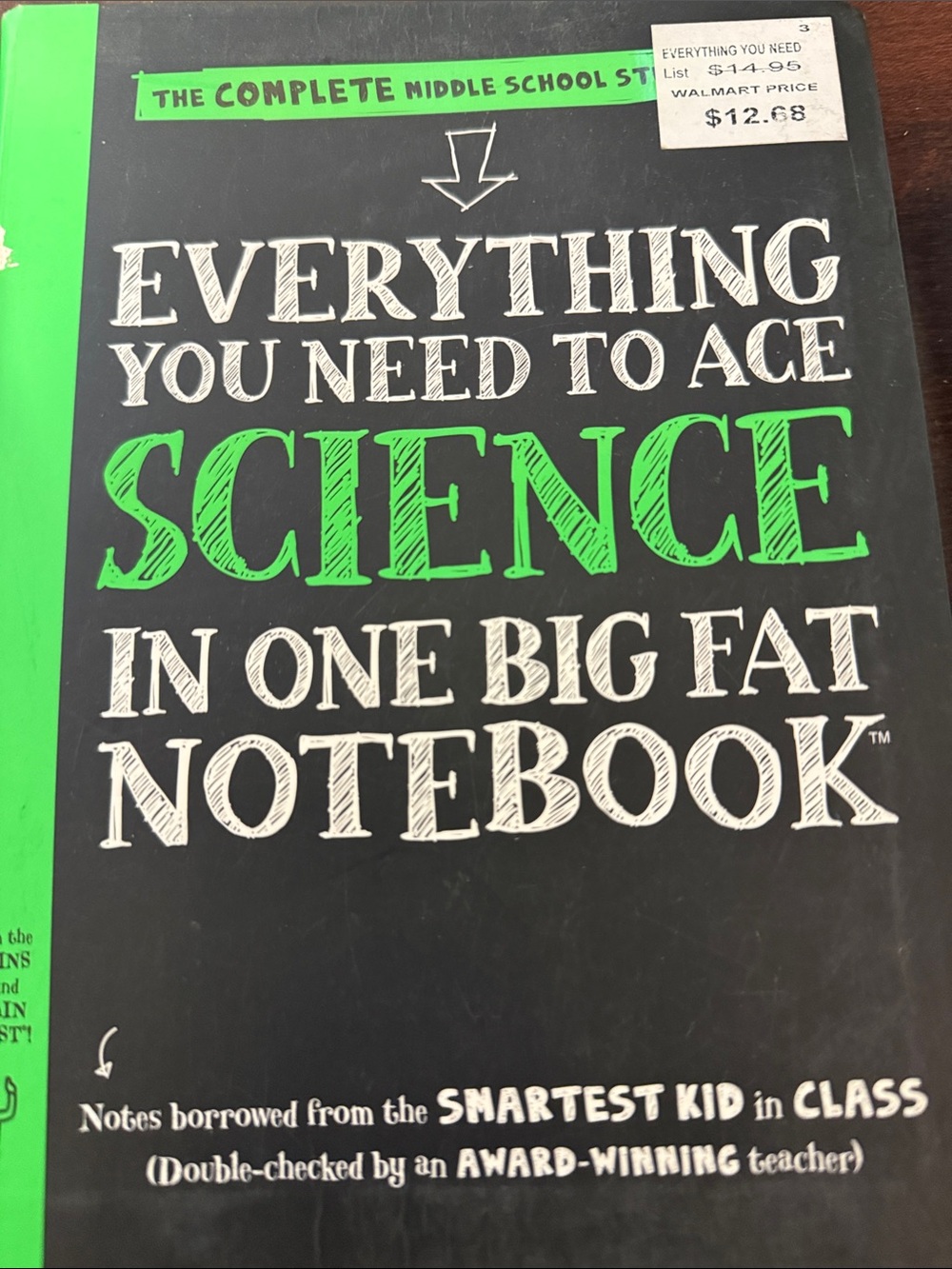 Everything You Need to Ace Science in One Big Fat Notebook - Black & Green